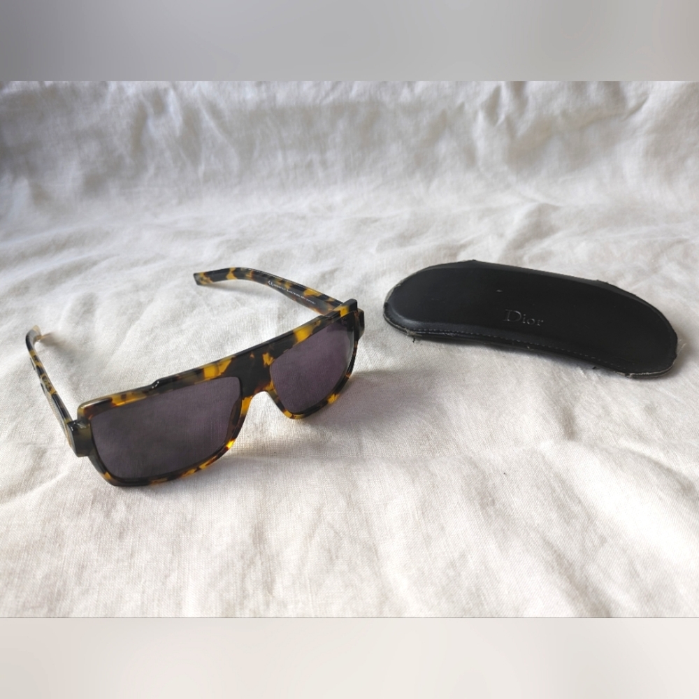 Dior Home Black Tie Tortoise Shell Designer Sunglasses
